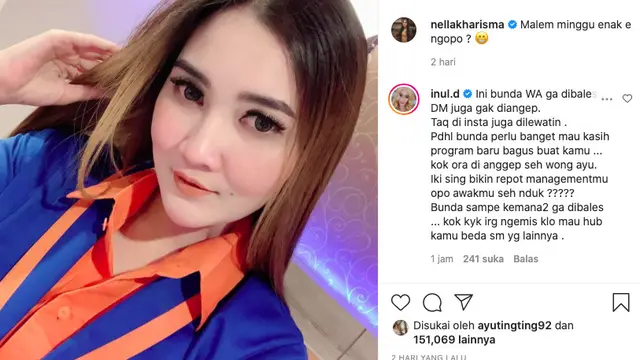 Inul Daratista Merasa Tak Dianggap oleh Nella Kharisma
