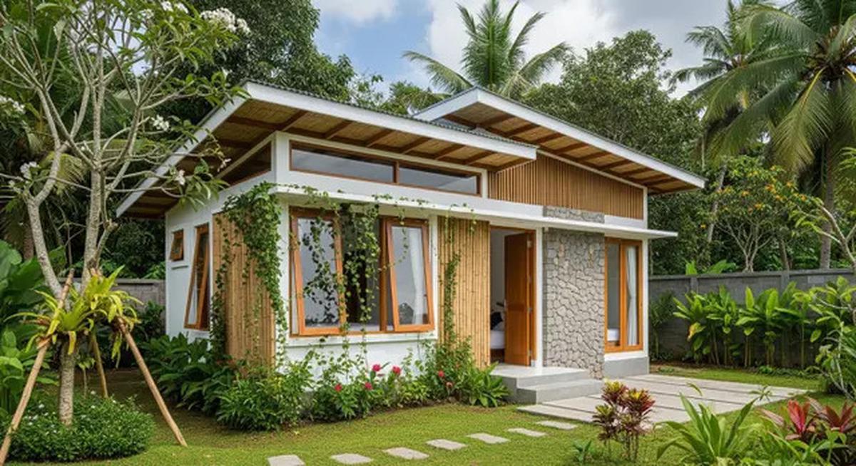 8 Inspirasi Rumah Kecil Bergaya Modern yang Tetap Asri dan Hemat Biaya di Kampung
