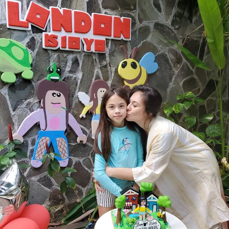 6 Momen Ulang Tahun London Abigail Dimitri ke-10, Putri Kedua Wulan Guritno