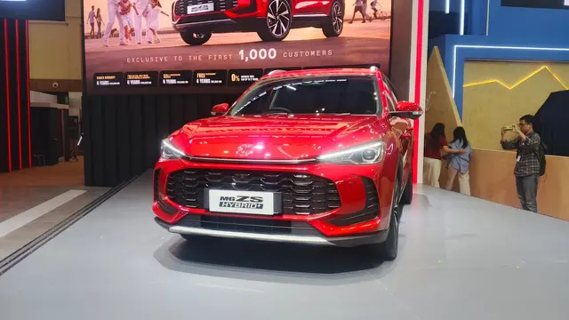 SUV hibrida MG ZS Hybrid Plus resmi dipasarkan di Indonesia dengan harga promo promo spesial GIIAS 2026. (Liputan6.com/Ridwan)