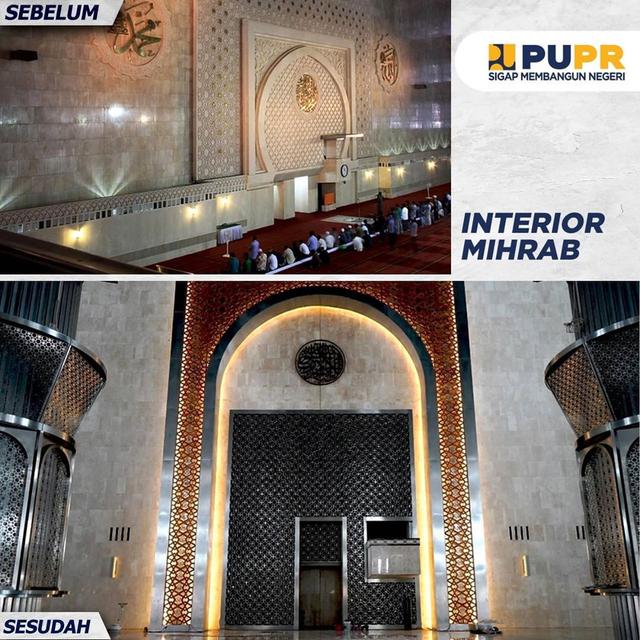 Penampakan Mihrab. Dok Kementerian PUPR