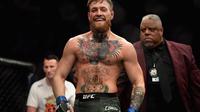 5. Conor McGregor - Atlet UFC yang sempat membuat onar sebelum pertandingan lawan Khabib Nurmagomedov. Aksi kontroversial cukup menarik perhatian penikmat UFC di seluruh dunia. (AFP/Harry How)