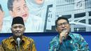 Ketua LPSK Abdul Haris Semendawai memberi keterangan bersama Ketua KPK Agus Rahardjo di Jakarta, Selasa (17/4). Ketua LPSK Abdul Haris Semendawai menjelaskan, nota kesepahaman ini memiliki beberapa ruang lingkup utama. (Liputan6.com/Helmi Fithriansyah)