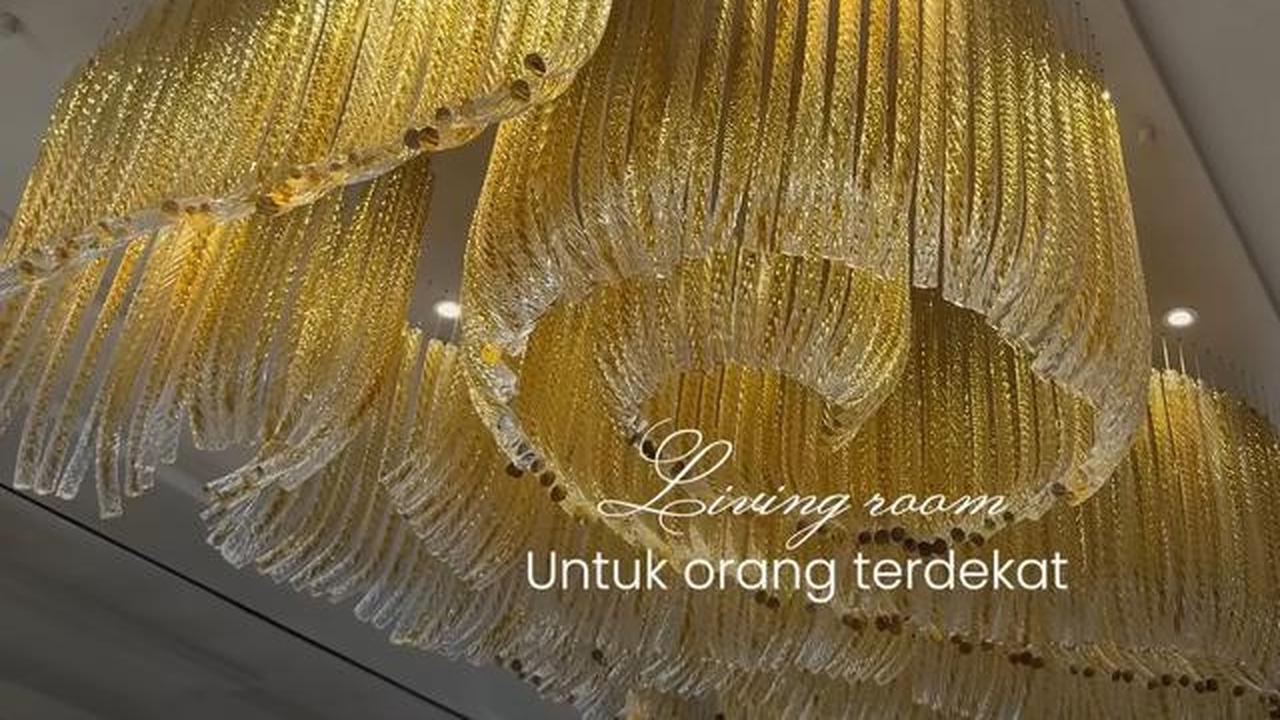 8 Model Chandelier di Rumah Baru Tasya Farasya, Ada yang Terinspirasi dari Namanya