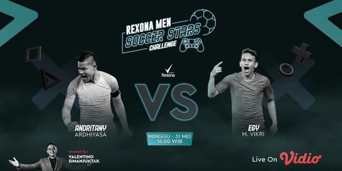 VIDEO: Tak Terduga! Andritany Berhasil Kalahkan Egy Maulana Vikri di Rexona Men Soccer Stars Challenge