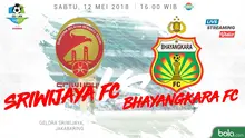 Liga 1 2018 Sriwijaya FC Vs Bhayangkara FC (Bola.com/Adreanus Titus)