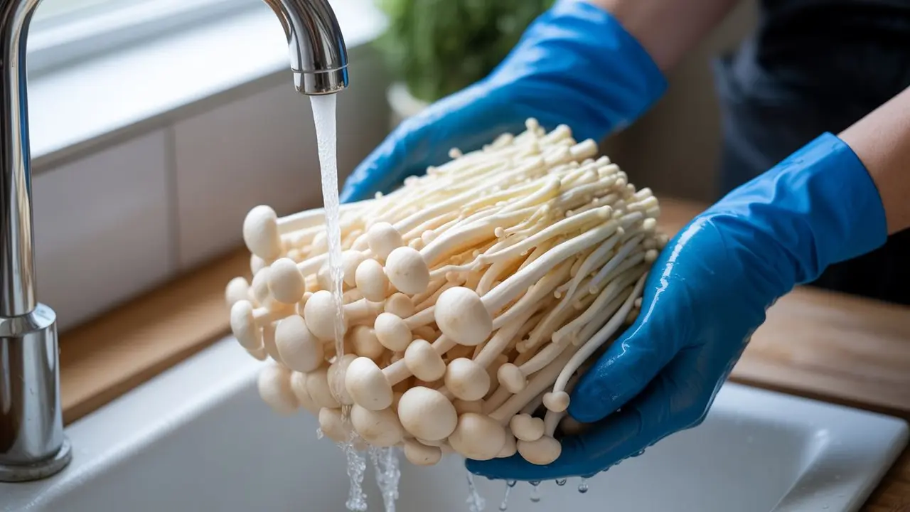 apakah jamur enoki berbahaya