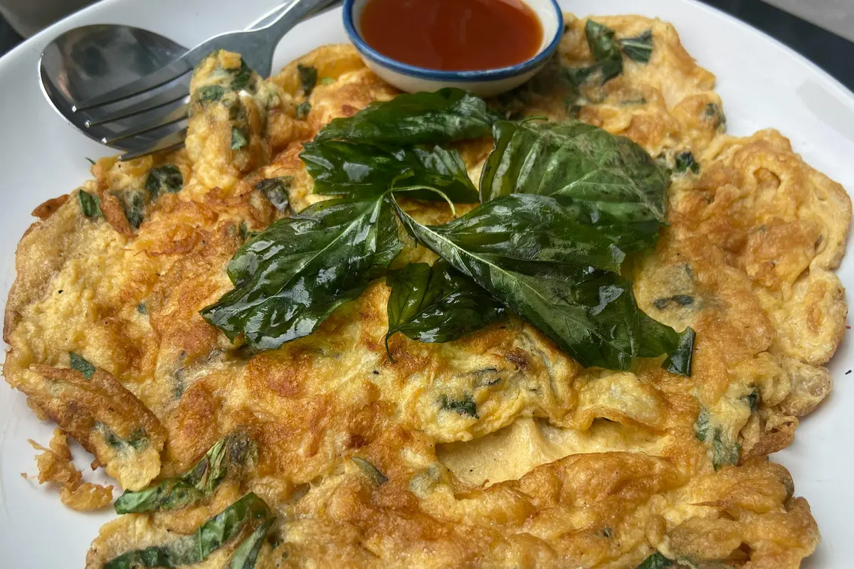 resep telur goreng kemangi sayur