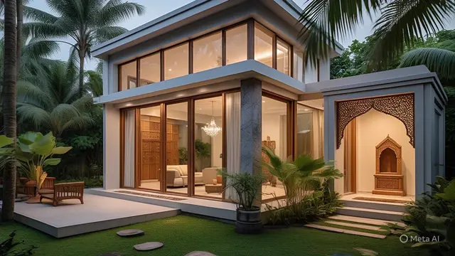 Rumah Tropis Modern Pedesaan