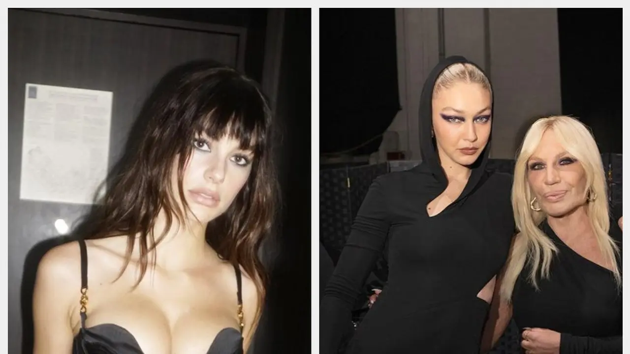 Bertemu di Runway Versace, Gigi Hadid Beradu Gaya dengan Mantan Kekasih Leonardo DiCaprio