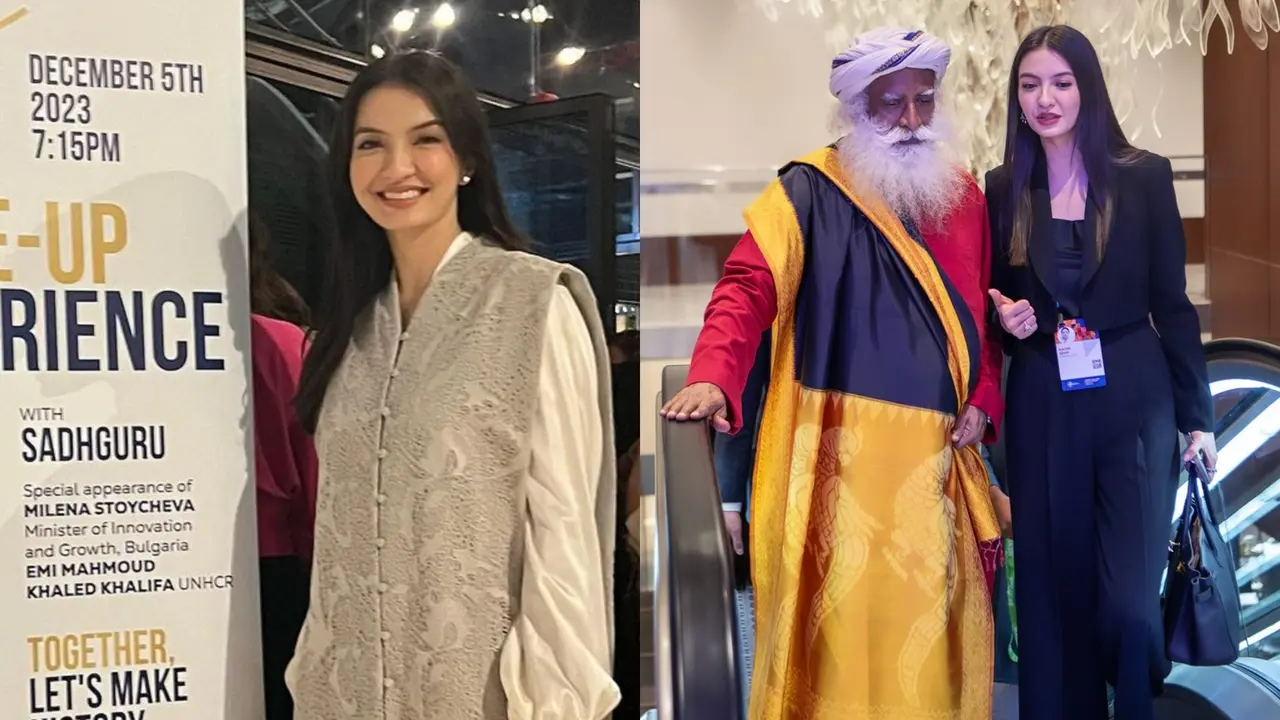 Gaya Simple Tapi Menawan Raline Shah Hadiri Konferensi di Dubai, Pancarkan Aura Lady Boss dengan Busana Monokrom