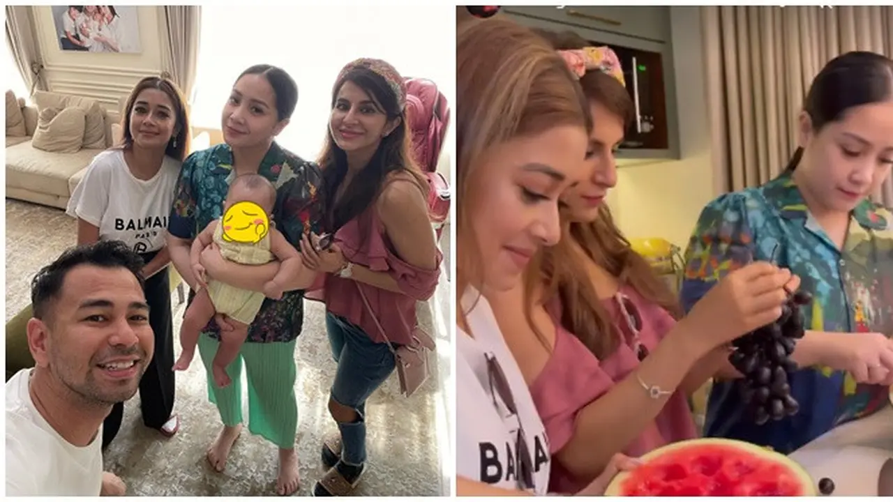 5 Momen Para Pemain Serial Uttaran Kunjungi Rumah Raffi Ahmad, Akrab Banget
