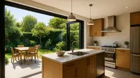 6 Tren Model Rumah Indoor–Outdoor Connection 2025, Rumah Kecil Jadi Terasa Luas