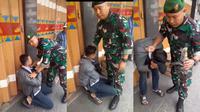 TNI Tangkap Tiga Pemuda Bawa Molotov di demo DPRD Lampung. (Liputan6.com/istimewa)