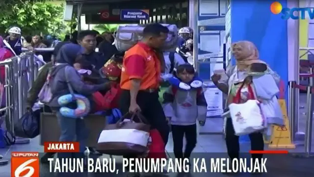 Menurut pengelola Stasiun Senen, pemudik tujuan Jawa Barat, Jawa Tengah, dan Jawa Timur, meningkat 20 persen.