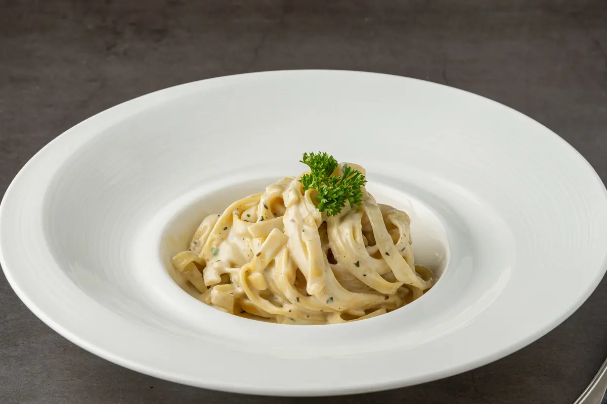 Resep Creamy Garlic Pasta Simpel