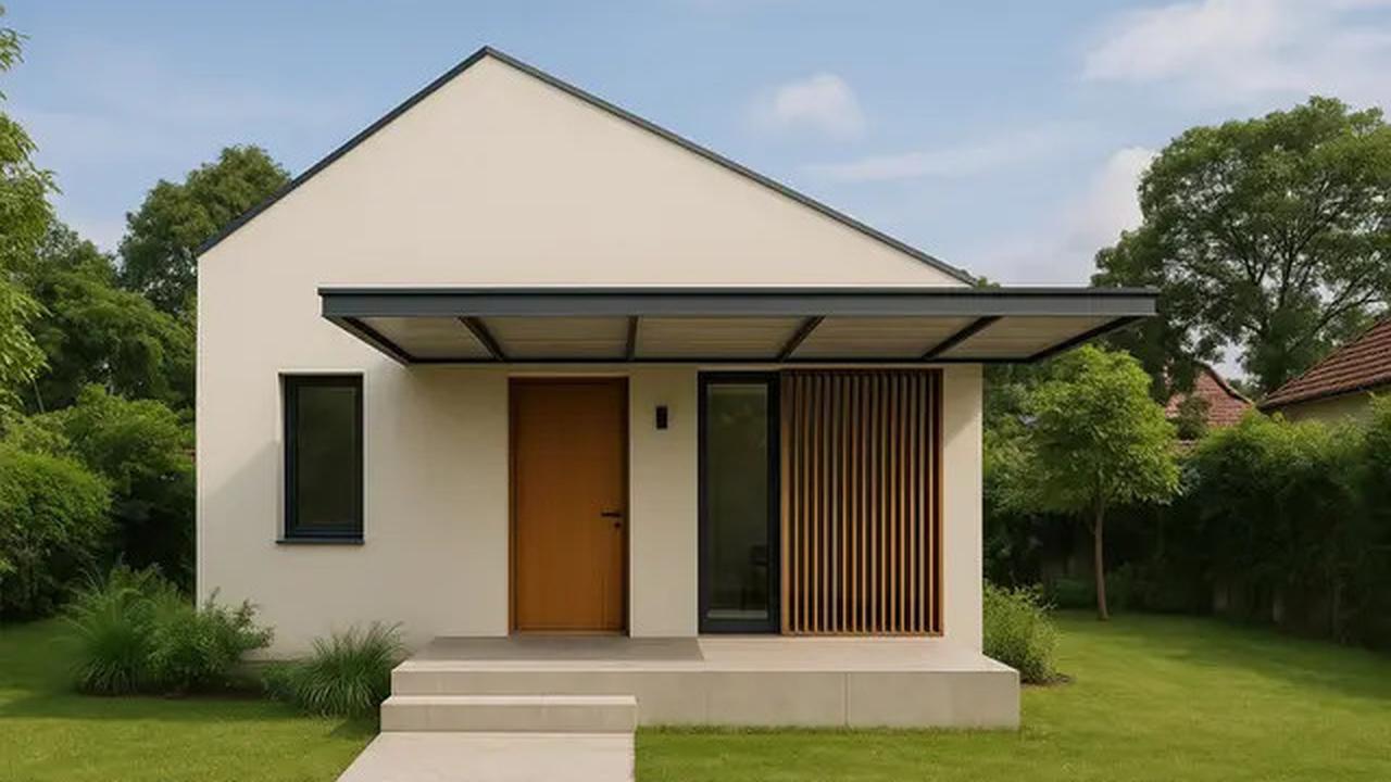 10 Gambar Rumah Sederhana 8x8 2025 Konsep Minimalis Modern, Punya Bentuk Cantik dan Nyaman Ditempati