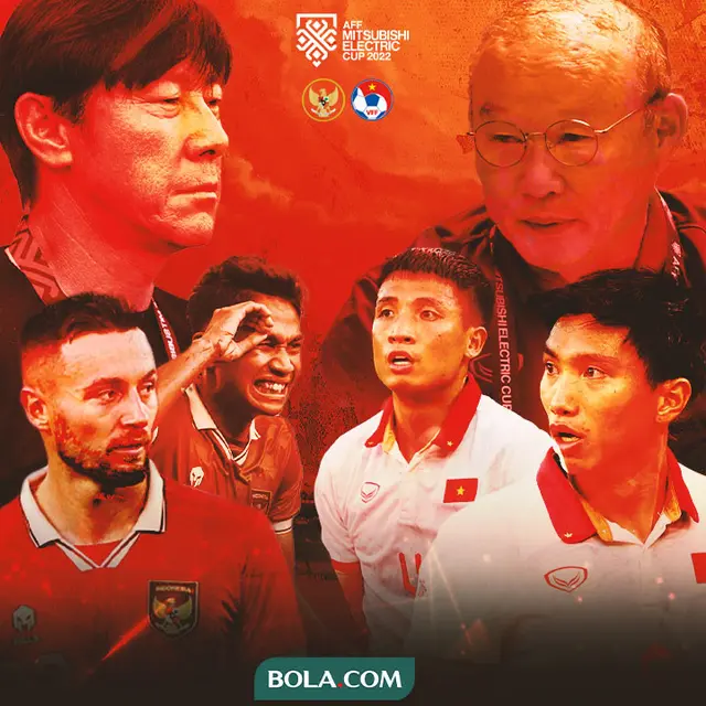 Piala AFF - Timnas Indonesia Vs Vietnam - Duel Pelatih Shin Tae-yong Vs Park Hang-seo