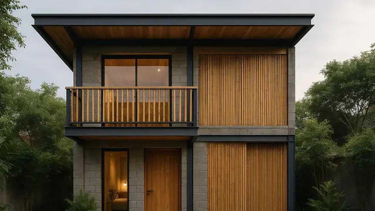 8 Desain Rumah Kecil dari Kayu dan Bambu yang Tetap Modern, Inspirasi Hunian di 2025 yang Unik dan Cantik