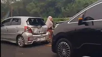 8 Kendaraan Tabrakan Beruntun di Tol Jagorawi KM 19
