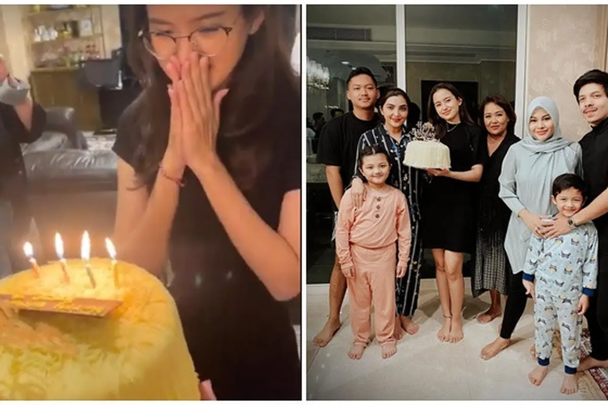 6 Momen Ulang Tahun Sarah Menzel, Dapat Kejutan dari Keluarga Azriel Hermansyah