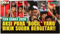 Momen Suporter Cilik Timnas Indonesia Membara saat Timnas Indonesia Bekuk Saint Kitts & Nevis