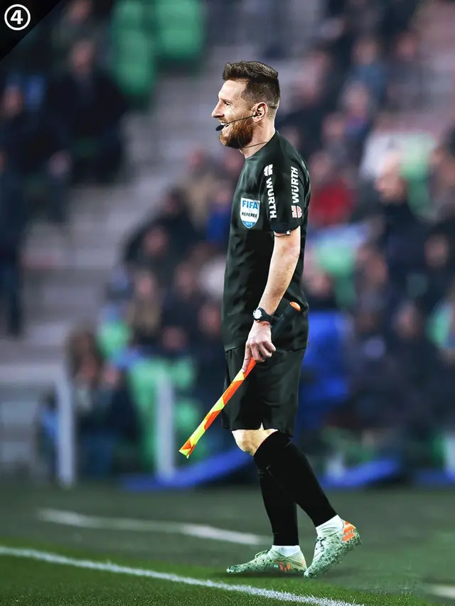 Editan Foto Bintang Sepak Bola Jadi Wasit Ini Bikin Senyum