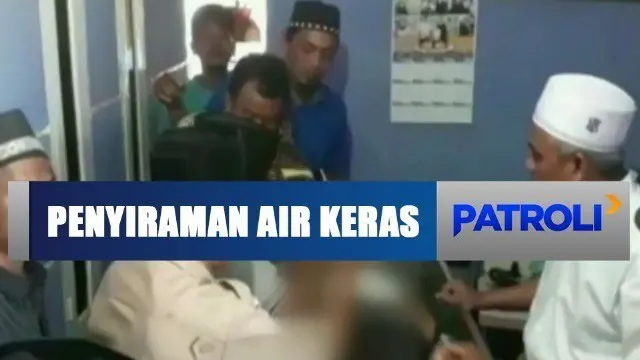 Polisi bekuk dua pelaku penyiraman air keras ke guru ngaji di Teluknaga, Tangerang.