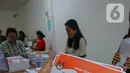 Komisi Pemilihan Umum (KPU) Jakarta Pusat menargetkan 834.814 surat suara akan selesai dilakukan pelipatan selama lima hari. (Liputan6.com/Angga Yuniar)