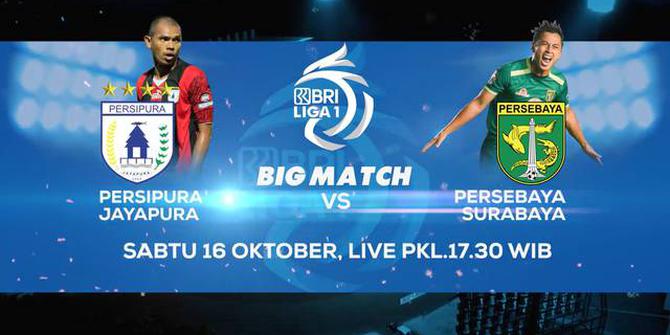 VIDEO: Jangan Lewatkan Big Match BRI Liga 1, Persipura Jayapura Vs Persebaya Surabaya Hanya di Indosiar dan Vidio