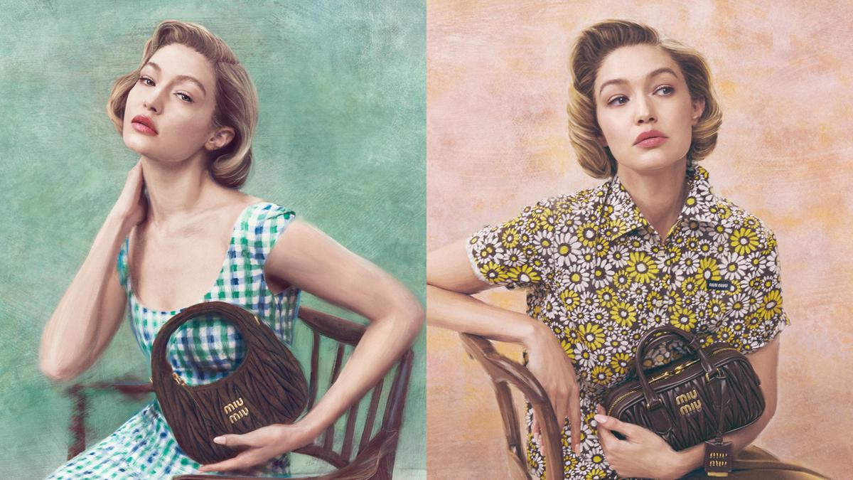 Potret Menawan Khas Primadona Gigi Hadid dengan Gaya Klasik Era 20an