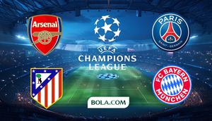 Liga Champions 2025/2026 semifinal. (Bola.com/Wiwig Prayugi)