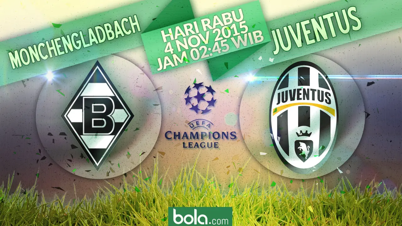 Liga Champions: Monchengladbach vs Juventus (Bola.com/Rudi Riana)