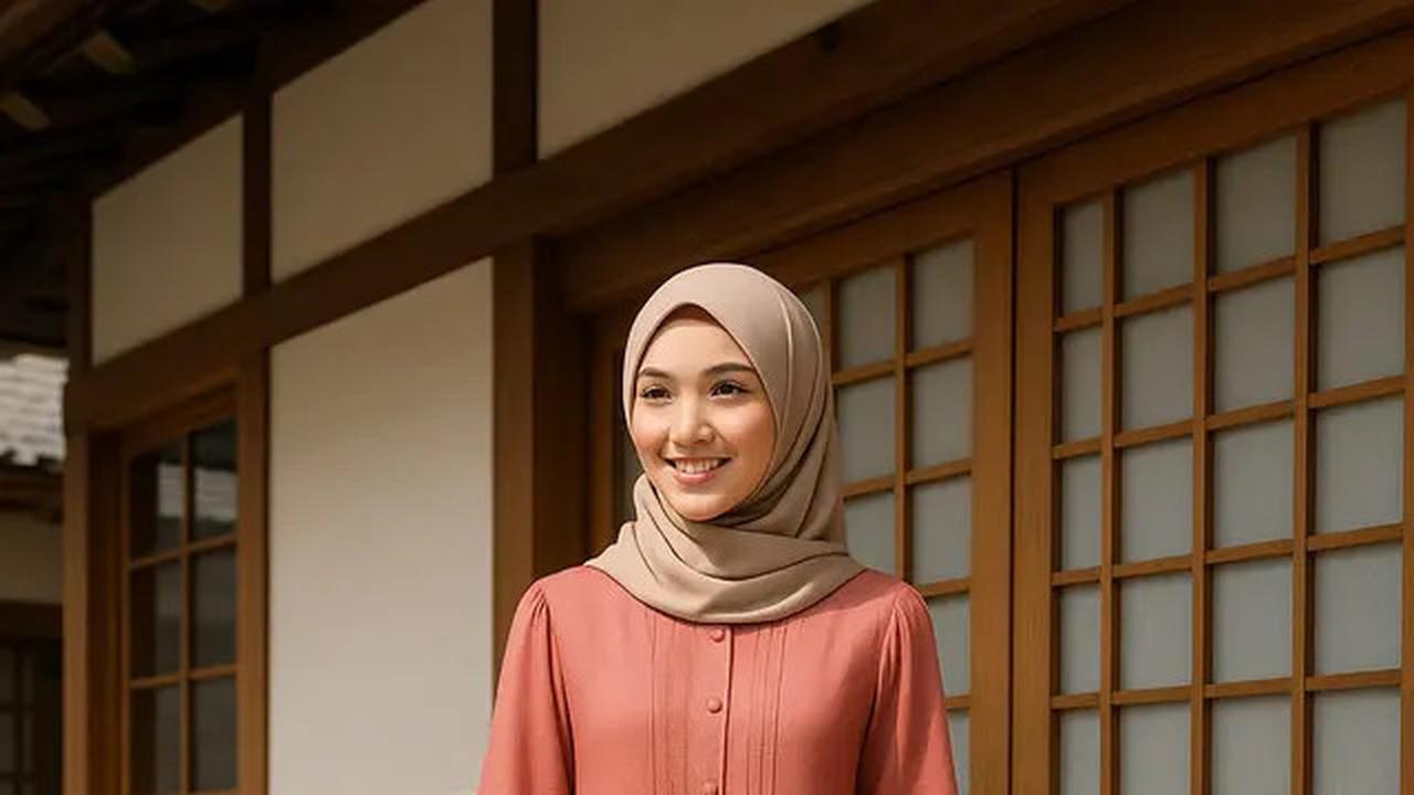 7 Model Gamis Kekinian untuk Wanita Tinggi 150an