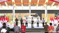 Presiden Joko Widodo (Jokowi) meresmikan Bandara Mentawai di Kepulauan Mentawai, Sumatera Barat. (dok: Arief)