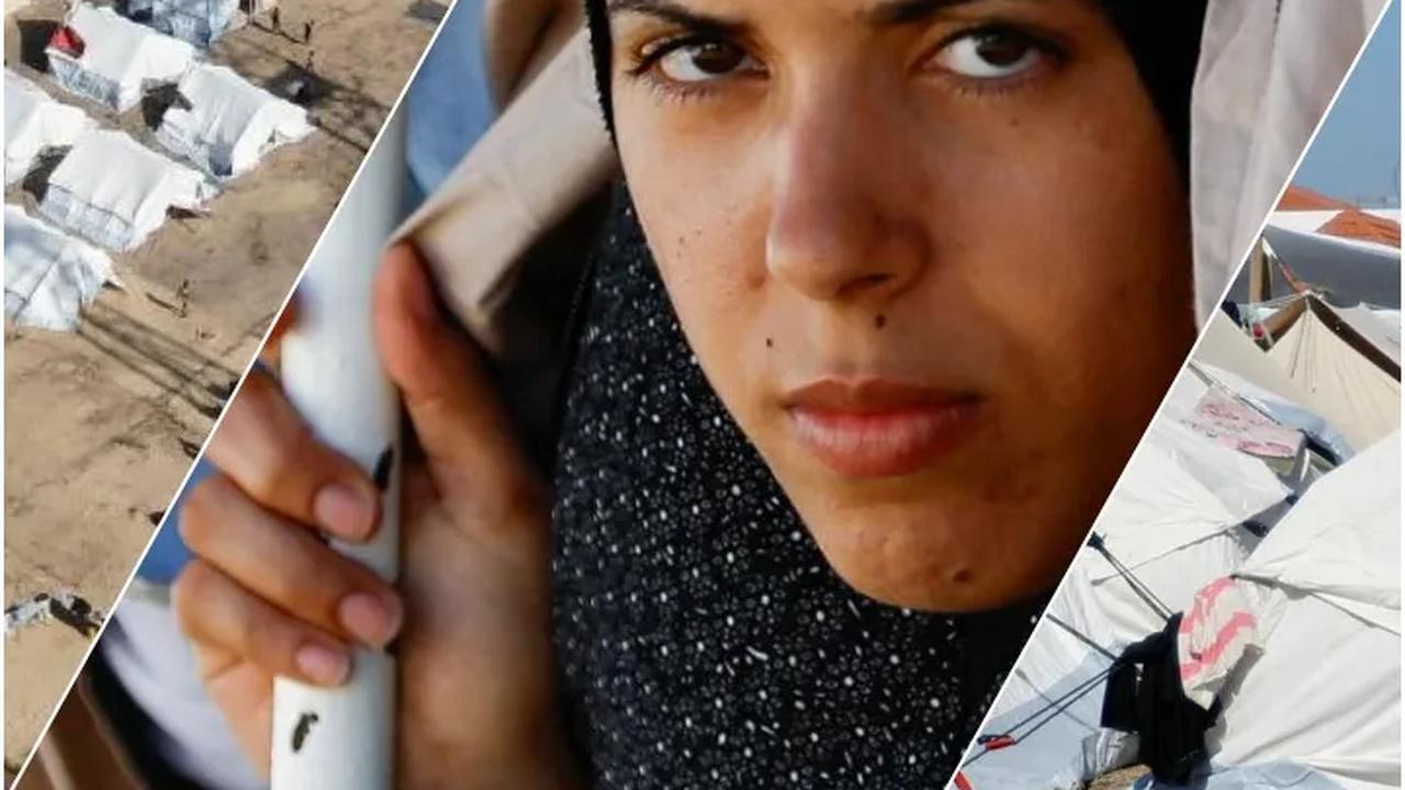 FOTO: Melihat Kondisi Kehidupan Warga Palestina Tinggal di Tenda-Tenda Putih Pengungsian Khan Younis Terpadat di Gaza