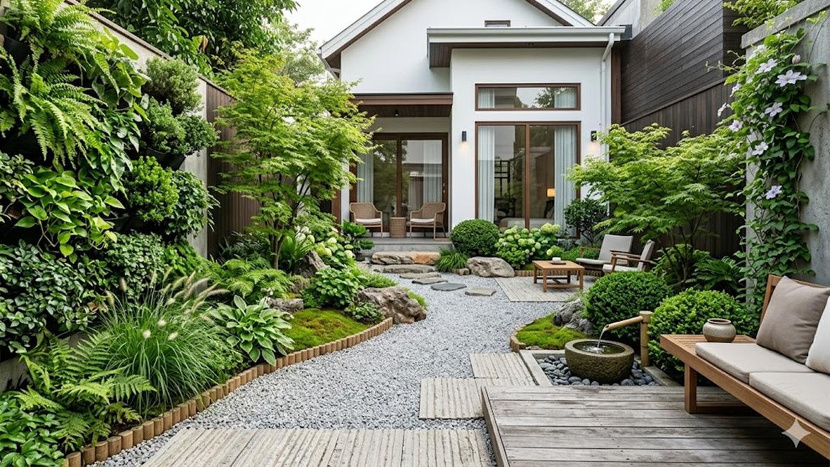 8 Desain Taman Belakang Rumah 7x12 Sempit tapi Estetik, Konsep Simpel yang Bikin Adem