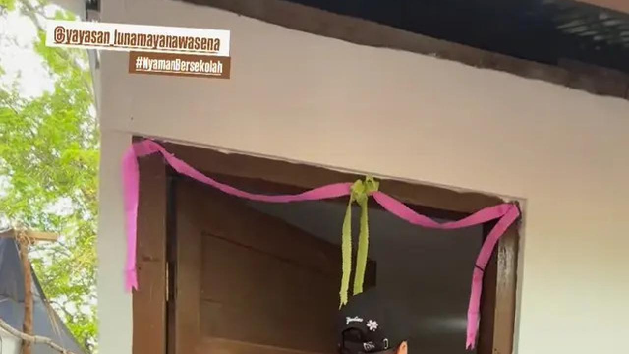 7 Momen Luna Maya Resmikan Gedung Sekolah Baru di NTT, Dulu Berdinding Kayu