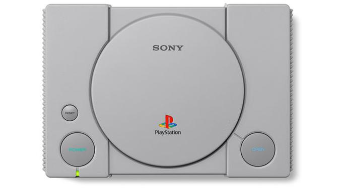 Penampakan bodi konsol PlayStation Classic. (Doc: Sony)