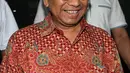 Sekjen Kementerian PUPR, Taufik Widjoyono enggan menjawab pertanyaan wartawan, Jakarta, Kamis (31/3). Kedatangan Taufik menjadi saksi atas kasus dugaan suap proyek di Kementerian PUPR dengan tersangka Damayanti Wisnu Putranti (Liputan6.com/Helmi Afandi)
