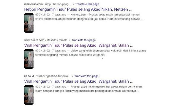 Cek Fakta Tidak Benar Video Pengantin Wanita Meninggal Dunia Saat Dirias Cek Fakta Liputan6 Com