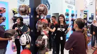 Ikut Pekan Raya Indonesia, Helm Lokal Ini Coba Peruntungan?
