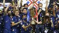 Thailand pun sukses merebut gelar Piala AFF ke-6 sepanjang sejarah. (AP/Suhaimi Abdullah)