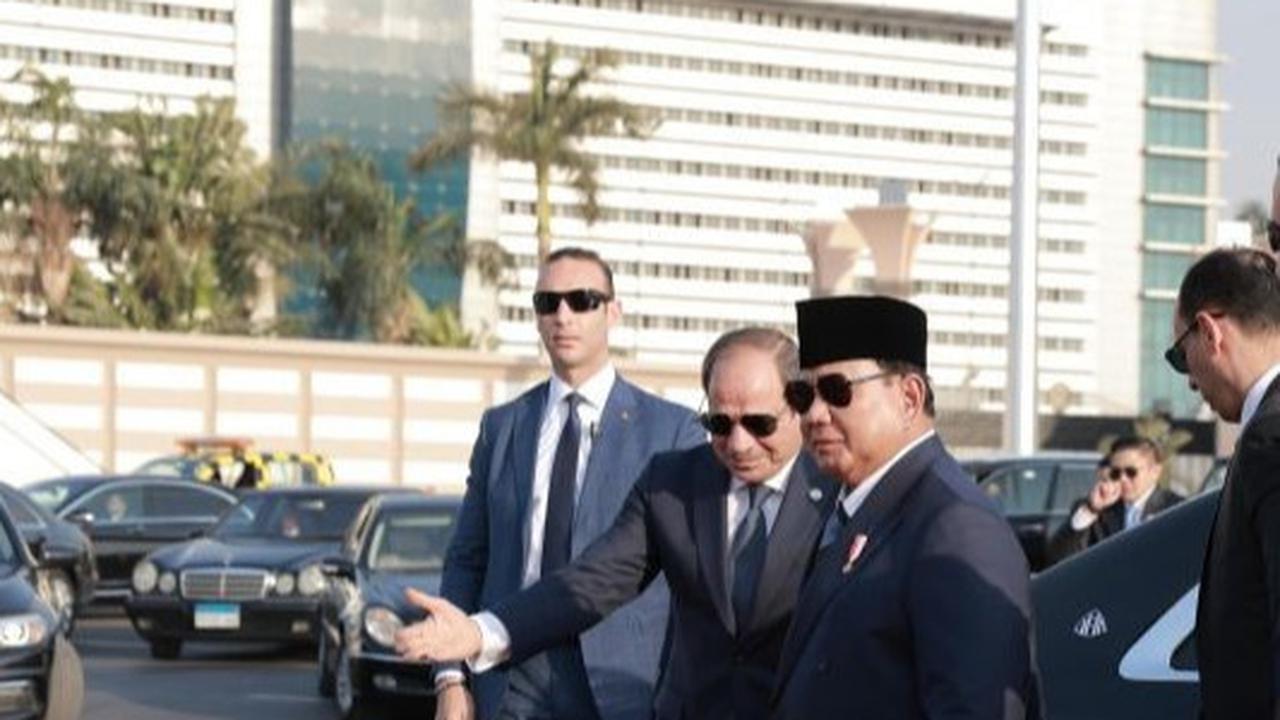 Presiden El-Sisi Antar Langsung Keberangkatan Prabowo ke Doha, Tandai Hubungan Mesir-Indonesia yang Erat