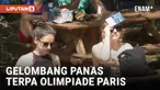 Sebagian besar wilayah Prancis berada di bawah peringatan gelombang panas, dengan suhu di Paris diperkirakan mencapai 35°C atau lebih. Pengunjung dan penduduk berusaha mendinginkan diri dengan minum air dan berlindung di tempat teduh.
