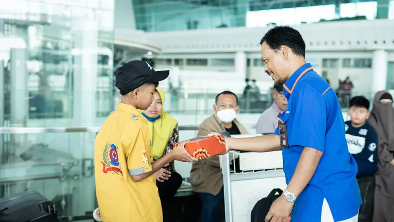 Posko mudik Pupuk Kaltim di Bandara Sepinggan, Balikpapan