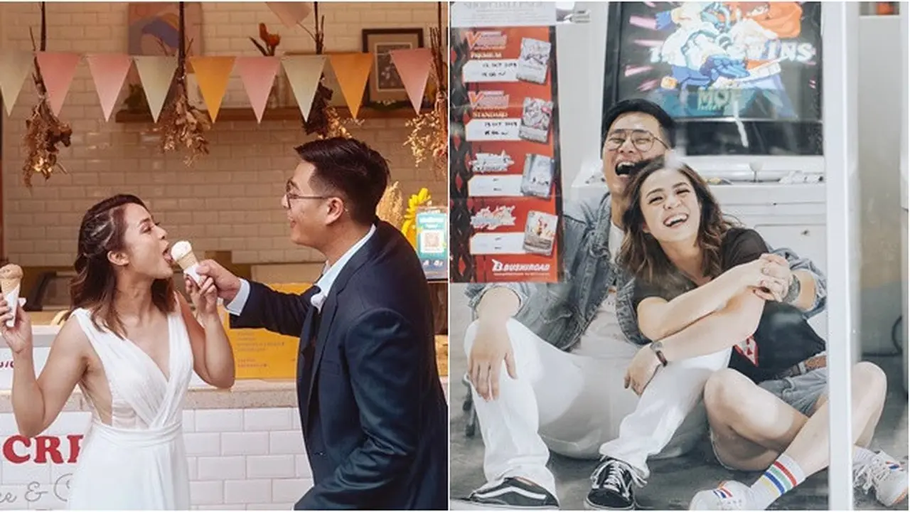 7 Potret Prewedding VJ Laissti dan Azarya Prakasa Bertajuk #KawinLAry