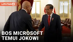 Jajaki Investasi, CEO Microsoft Satya Nadella Temui Presiden Jokowi