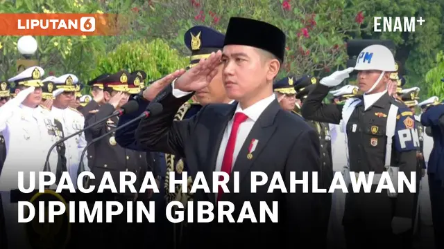 Gibran Pimpin Upacara Peringatan Hari Pahlawan