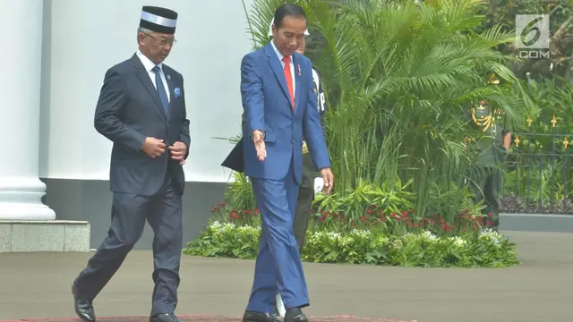 Presiden Jokowi Terima Kunjungan Raja Malaysia di Istana Bogor